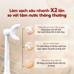 Thumbnail Tăm nước 2 chiều Flossie Ultra chính hãng.Vòi phun 2 chiều đầu tiên cho người niềng răng 2