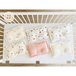 Thumbnail Gối lõm chống bẹp đầu chữ nhật PETIT BEBE muslin thấm hút thoáng khí cho bé từ 3 tháng tuổi 2
