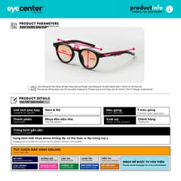 Thumbnail Kính mát nam nữ chính hãng nhiều màu EYECENTER S83S nhựa dẻo siêu nhẹ nhiều màu nhập khẩu by Eye Center Vietnam 2