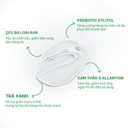 Thumbnail Peel da giúp làm sáng, giảm thâm mông, nách, bikini, đầu gối, khuỷu tay AHA 25% BareSoul Glowy Body Peel 50g 2