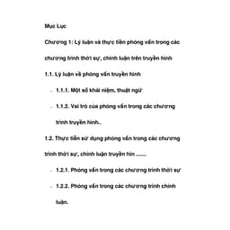 Thumbnail Sách Phỏng vấn trong chính luận truyền hình 1