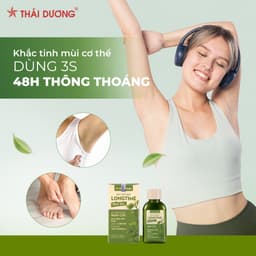 Thumbnail Bột Khử Mùi Longtime Ngăn Hôi Nách, Hôi Chân, Khô Thoáng - Sao Thái Dương 3