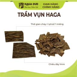 Thumbnail Trầm vụn Haga tự nhiên dày đặc tinh dầu, thơm hương trầm nguyên bản 1