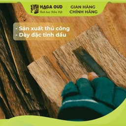 Thumbnail Trầm vụn Haga tự nhiên dày đặc tinh dầu, thơm hương trầm nguyên bản 4