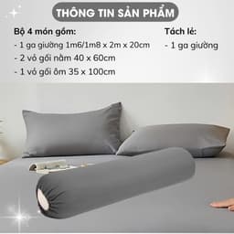 Thumbnail Bộ Ga Giường Thun Lạnh Hàn Quốc Cao Cấp A Concept Decor Drap Giường Thun Mát Cho Mùa Hè 2