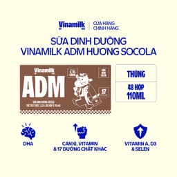 Thumbnail Sữa dinh dưỡng Socola Vinamilk ADM - Thùng 48 hộp 110ml 2