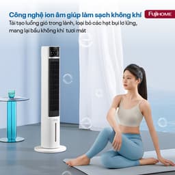 Thumbnail Quạt tháp hơi nước tích hợp lọc không khí Ion Fujihome AC-DT5E - TẶNG KÈM 2 HỘP ĐÁ KHÔ - BH 24 tháng 2