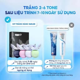 Thumbnail Trắng răng Smilee Extra, trắng răng từ 2-6 tone sau một liệu trình. Hàng chính hãng 3