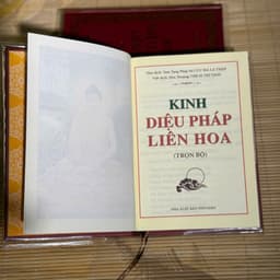 Thumbnail Sách - Kinh Diệu Pháp Liên Hoa, Bản Mini, Bìa Cứng - Tuệ Nga 1