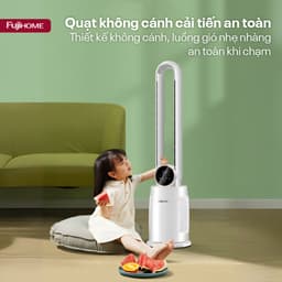 Thumbnail Quạt không cánh tích hợp lọc không khí bằng ion Fujihome BF-03R -động cơ không chổi than-BH 24 tháng 3