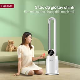 Thumbnail Quạt không cánh tích hợp lọc không khí bằng ion Fujihome BF-03R -động cơ không chổi than-BH 24 tháng 2