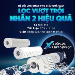 Thumbnail Bộ lõi lọc nước thô 123 SMAX Pro Karofi - Hàng chính hãng 4