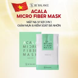 Thumbnail Mặt Nạ Vải Vi Sợi Be'Balance ACALA MICRO FIBER MASK 3in1 Làm Đẹp Da 1 hộp 10 miếng 1