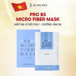 Thumbnail Mặt Nạ Vải Vi Sợi Be'Balance PRO B5 MICRO FIBER MASK 3in1 Làm Đẹp Da 1 hộp 10 miếng 1