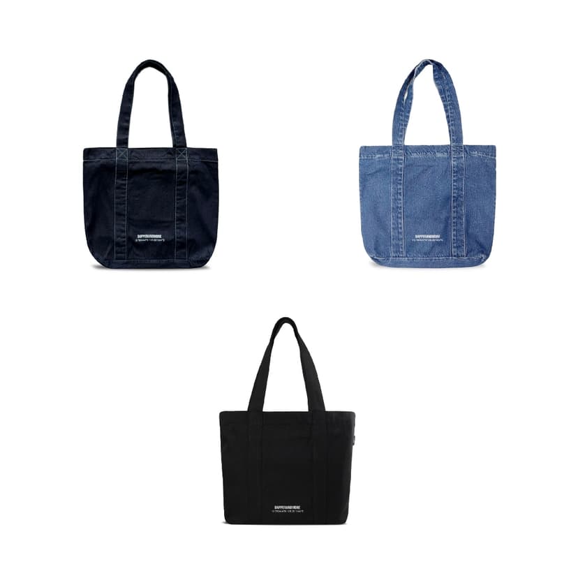 Ảnh Túi Tote Jean DAPPERANDMORE Có Khóa Kéo Chất Denim Dày Dặn Thiết Kế Tối Giản - Túi TOTE Bag Denim 2
