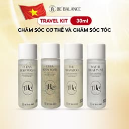 Thumbnail Bộ 4 Sản Phẩm Be'Balance TRAVEL KIT giúp Chăm Sóc Cơ Thể và Chăm Sóc Tóc 30ml 1