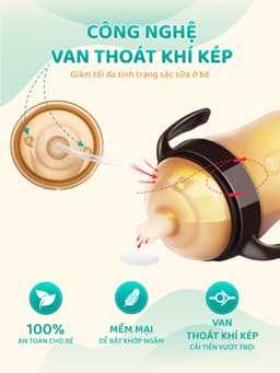 Thumbnail Bình Sữa Kamidi Chất Liệu Silicon An Toàn Cho Bé Sơ Sinh Chống Sặc Và Đầy Hơi Hiệu Quả Bé Ti Được Mọi Tư Thế 4
