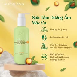 Thumbnail Sữa Tắm Dưỡng Ẩm Mắc Ca MACALAND 250ml/500ml Không Sulfate, Cấp Ẩm, Dưỡng Da Sáng Mịn 2