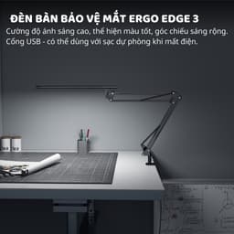 Thumbnail Đèn bàn học Led bảo vệ mắt Ergo Edge 3 DandiHome chống cận để làm việc, đọc sách cao cấp có thể kéo dài và gấp gọn 2