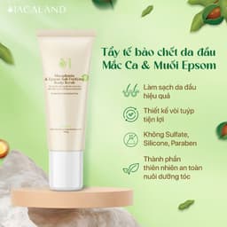 Thumbnail Tẩy Tế Bào Chết Da Đầu Mắc Ca & Muối Epsom 150g MACALAND Làm Sạch, Giúp Tóc Chắc Khỏe 1