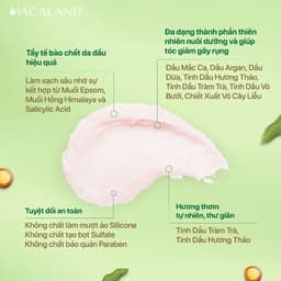 Thumbnail Tẩy Tế Bào Chết Da Đầu Mắc Ca & Muối Epsom 150g MACALAND Làm Sạch, Giúp Tóc Chắc Khỏe 3