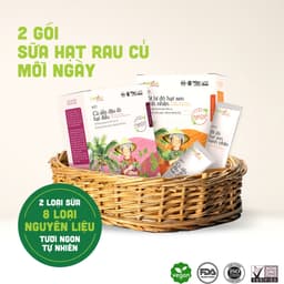 Thumbnail Bột sữa hạt dinh dưỡng từ rau củ hữu cơ Dalahouse 200gr bí đỏ, hạt sen, hạnh nhân và củ dền đậu đỏ hạt điều 1