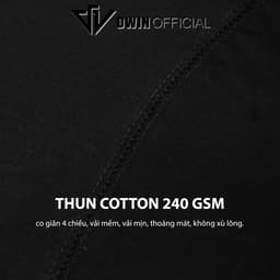 Thumbnail Áo thun trơn nam nữ DWIN basic tee tay lỡ phông cotton unisex oversize form rộng local brand tshirt 3