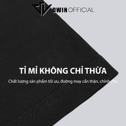 Thumbnail Áo thun trơn nam nữ DWIN basic tee tay lỡ phông cotton unisex oversize form rộng local brand tshirt 4
