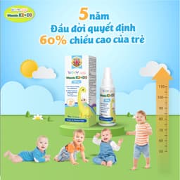 Thumbnail Vitamin D3 K2 Whykids Dạng Xịt Bổ Sung D3 K2 Cho Bé, Tăng Cường Hấp Thu Canxi Hỗ Trợ Phát Triển Chiều Cao 15ml 4