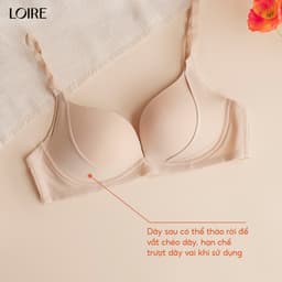 Thumbnail Áo Lót Không Gọng Đệm Mỏng Mềm Gom Ngực Tự Nhiên Loirechic AL250301 4