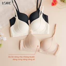 Thumbnail Áo Lót Không Gọng Đệm Mỏng Mềm Gom Ngực Tự Nhiên Loirechic AL250301 1