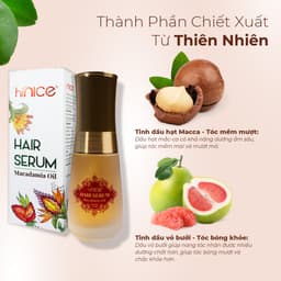 Thumbnail Serum Dưỡng Tóc hiNICE Hạt Macca Giúp Tóc Mềm Mượt Và Hỗ Trợ Phục Hồi Tóc Hư Tổn 50ML 2