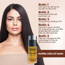 Thumbnail Serum Dưỡng Tóc hiNICE Chiết Xuất Argan Giúp Dưỡng Ẩm Và Nuôi Dưỡng Tóc Từ Gốc Đến Ngọn 50ML 1