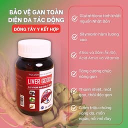 Thumbnail Viên uống mát gan Liver Good giúp thanh nhiệt, tăng cường chức năng gan (hộp 30 viên) 1
