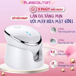 Thumbnail Máy Rửa Mặt Lescolton Lokykin 4 trong 1 kèm chức năng Tẩy Trang, Đẩy Tinh Chất, Nâng Cơ, Rửa Mặt - Bảo Hành 365 Ngày 4