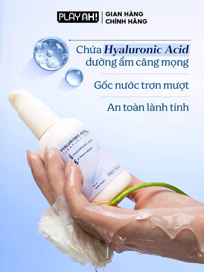 Ảnh Gel Bôi Trơn Gốc Nước Her Feel HA Pleasure Gel Dưỡng Ẩm Cao Cấp 70ml 1