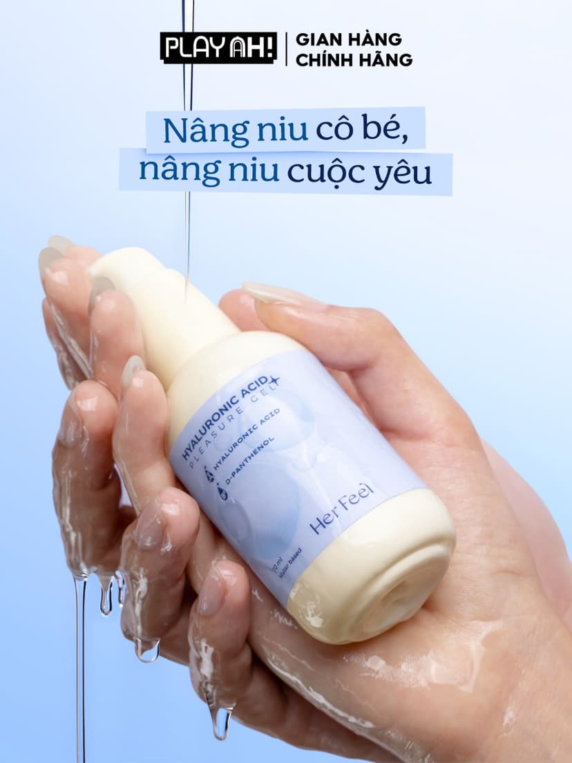 Ảnh Gel Bôi Trơn Gốc Nước Her Feel HA Pleasure Gel Dưỡng Ẩm Cao Cấp 70ml 3