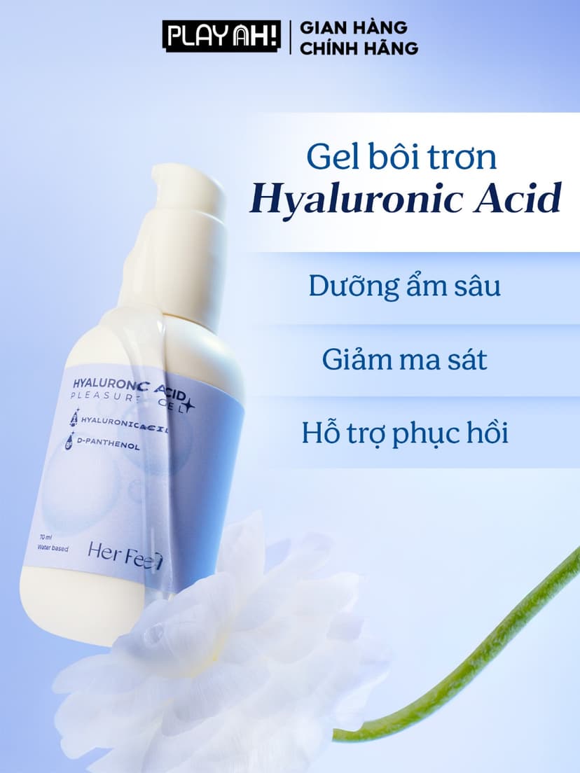 Ảnh Gel Bôi Trơn Gốc Nước Her Feel HA Pleasure Gel Dưỡng Ẩm Cao Cấp 70ml 2
