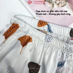 Thumbnail Quần Đùi, Quần Short Nữ SANDBOX Lụa Latin Cao Cấp Mềm Mịn,Thoáng Mát, Form Rộng Thoải Mái QSL25001 4