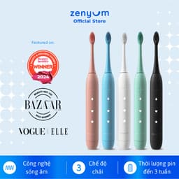 Thumbnail Bàn Chải Đánh Răng Điện Zenyum Sonic Màu Trắng Công Nghệ Singapore 1