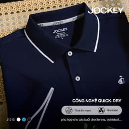 Thumbnail Áo Polo Jockey Nam thêu logo - J1313 2