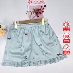 Thumbnail Quần Đùi, Quần Short Nữ SANDBOX Lụa Latin Cao Cấp Mềm Mịn,Thoáng Mát, Form Rộng Thoải Mái QSL25001 2