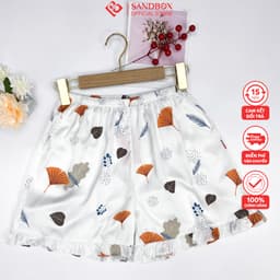 Thumbnail Quần Đùi, Quần Short Nữ SANDBOX Lụa Latin Cao Cấp Mềm Mịn,Thoáng Mát, Form Rộng Thoải Mái QSL25001 1