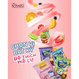 Thumbnail Kẹo dẻo cho bé, bổ sung canxi , chất xơ, lợi khuẩn- Dây 10 gói 4