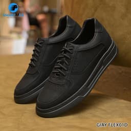 Thumbnail Giày Sneaker tăng chiều cao thể thao siêu nhẹ FLEX-01 Đen 3