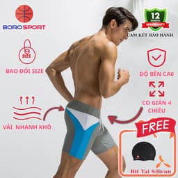 Thumbnail Quần Bơi Nam Boxer Tặng Kèm NÓN BƠI | Chất Liệu Superfine Polyester Thoáng Khí | Cleacco Deenyt – Boro Sport | Mẫu Mới 2 1