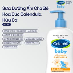 Thumbnail Sữa dưỡng ẩm dịu lành cho bé CETAPHIL BABY LOTION WITH ORGANIC CALENDULA 400ML 1