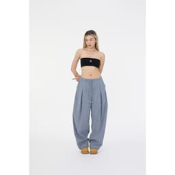 Thumbnail Quần Dài Ống Rộng Vải Nhung Tâm - Brand TSUN Chính Hãng [UNISEX] Thêu Túi Sau 2