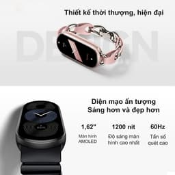 Thumbnail Đồng hồ Xiaomi Smart Band 9 - Màn hình AMOLED 1,62'' - Hỗ trợ 150 bộ môn thể thao 1