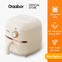 Thumbnail Nồi chiên không dầu GAABOR AF20M-YE01A dung tích 2L công suất 900W nóng nhanh, nhỏ gọn, tiện lợi 1